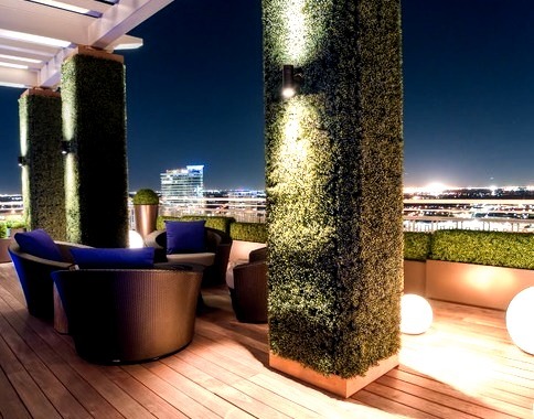 Private Residence Modern Rooftop Garden